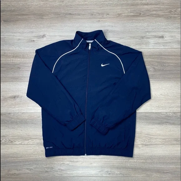 Nike Dry Fit Jacket Navy Blue Large - Picture 14 of 15